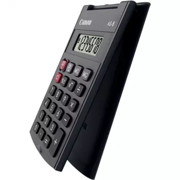 Calculadora de bolso Canon AS-8 visor cinzento