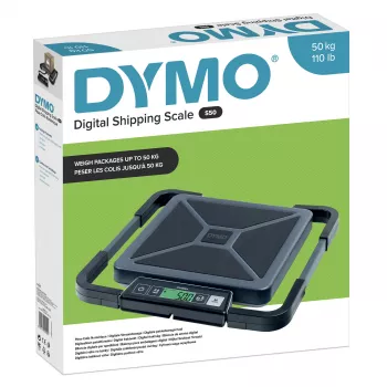 Balança de envio digital DYMO S50 | capacidade 50 kg | USB/fonte de alimentação ou pilha AAA