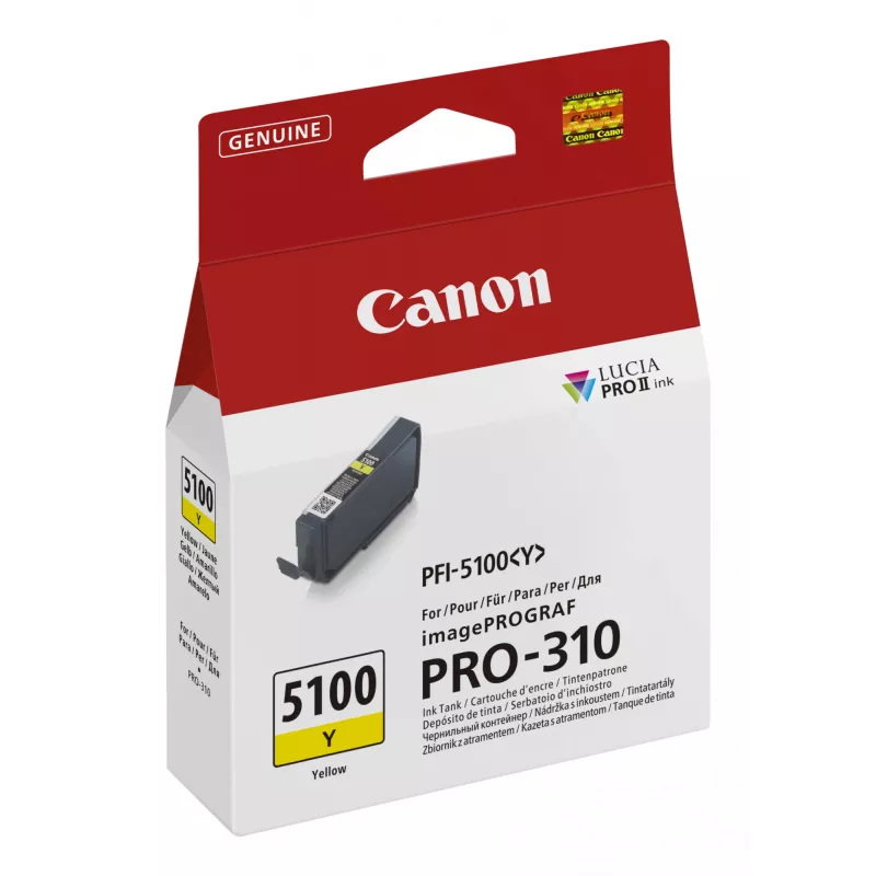 Tinteiro Canon PFI-5100 Y 1 unid. original amarelo