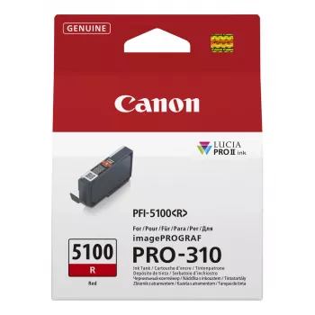 Tinteiro Canon PFI-5100 R 1 unid. original vermelho