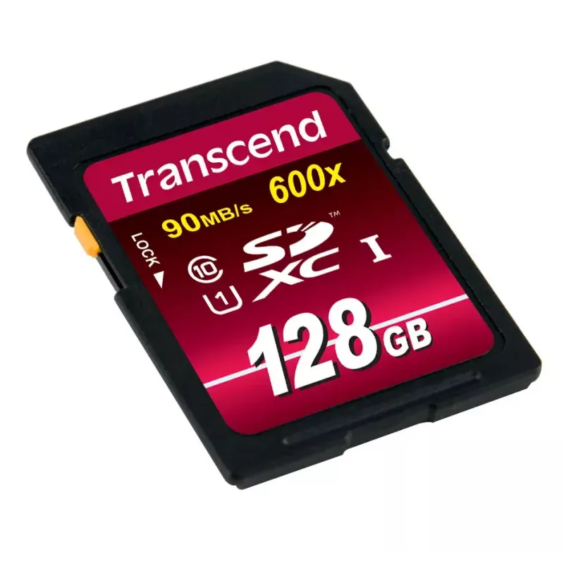 Cartão de memória flash Transcend 128 GB SDXC UHS-I 600x TS128GSDXC10U1
