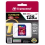 Cartão de memória flash Transcend 128 GB SDXC UHS-I 600x TS128GSDXC10U1