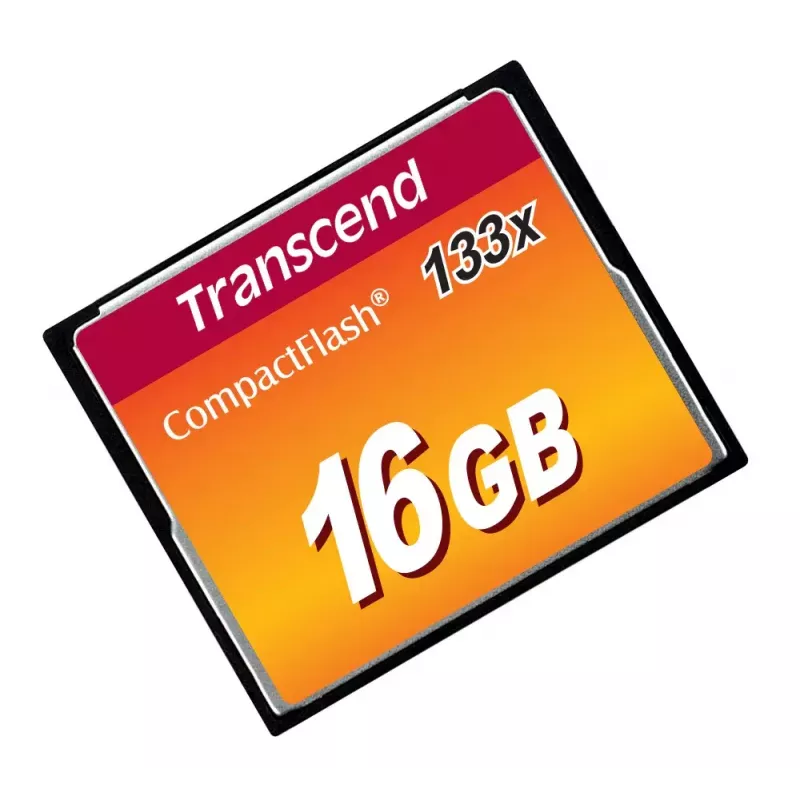 Cartão CompactFlash Transcend TS16GCF133 16 GB, 50 MB/s de leitura, 20 MB/s de escrita