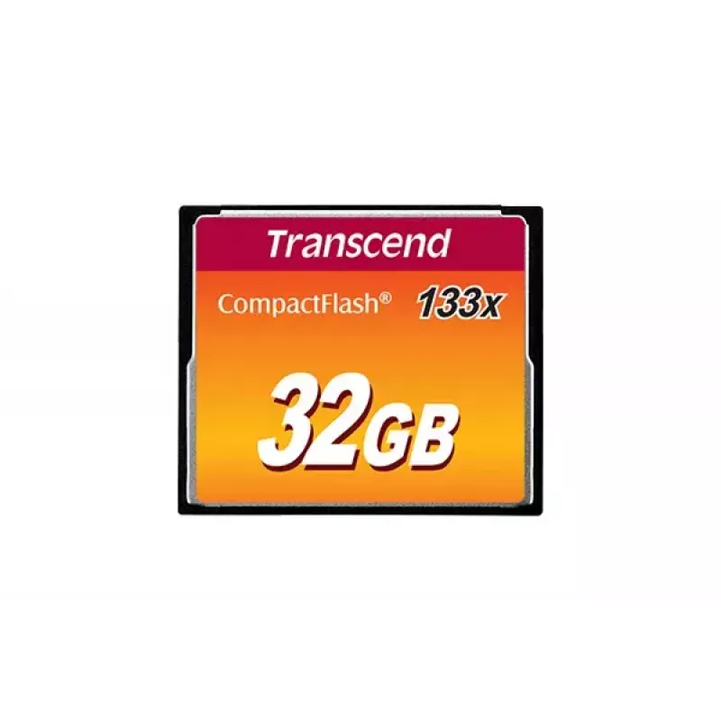 Cartão de memória flash Transcend 32GB CompactFlash 133x TS32GCF133