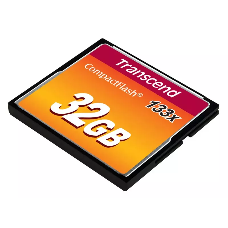Cartão de memória flash Transcend 32GB CompactFlash 133x TS32GCF133