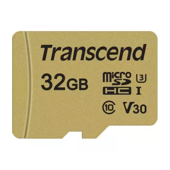 Cartão de memória flash Transcend 32 GB MicroSDHC UHS-I 500S