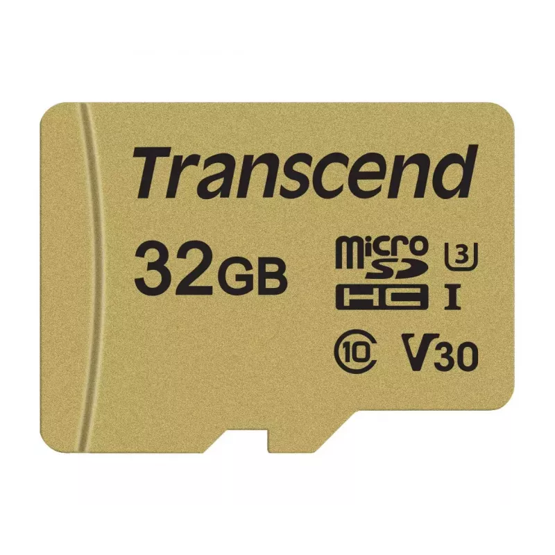 Cartão de memória flash Transcend 32 GB MicroSDHC UHS-I 500S