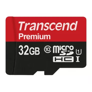 Cartão de memória flash Transcend 32 GB UHS-I microSDXC Classe 10 TS32GUSDCU1