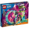LEGO Conjunto LEGO City Stuntz 60361 Ultimate Stunt Riders Challenge – Conjunto de brincar com mota de acrobacias