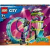 LEGO Conjunto LEGO City Stuntz 60361 Ultimate Stunt Riders Challenge – Conjunto de brincar com mota de acrobacias