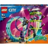 LEGO Conjunto LEGO City Stuntz 60361 Ultimate Stunt Riders Challenge – Conjunto de brincar com mota de acrobacias
