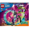 LEGO Conjunto LEGO City Stuntz 60361 Ultimate Stunt Riders Challenge – Conjunto de brincar com mota de acrobacias