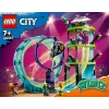 LEGO Conjunto LEGO City Stuntz 60361 Ultimate Stunt Riders Challenge – Conjunto de brincar com mota de acrobacias