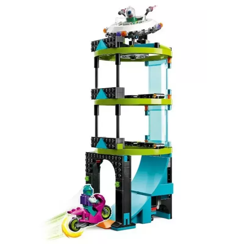 LEGO Conjunto LEGO City Stuntz 60361 Ultimate Stunt Riders Challenge – Conjunto de brincar com mota de acrobacias