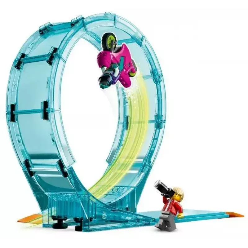 LEGO Conjunto LEGO City Stuntz 60361 Ultimate Stunt Riders Challenge – Conjunto de brincar com mota de acrobacias