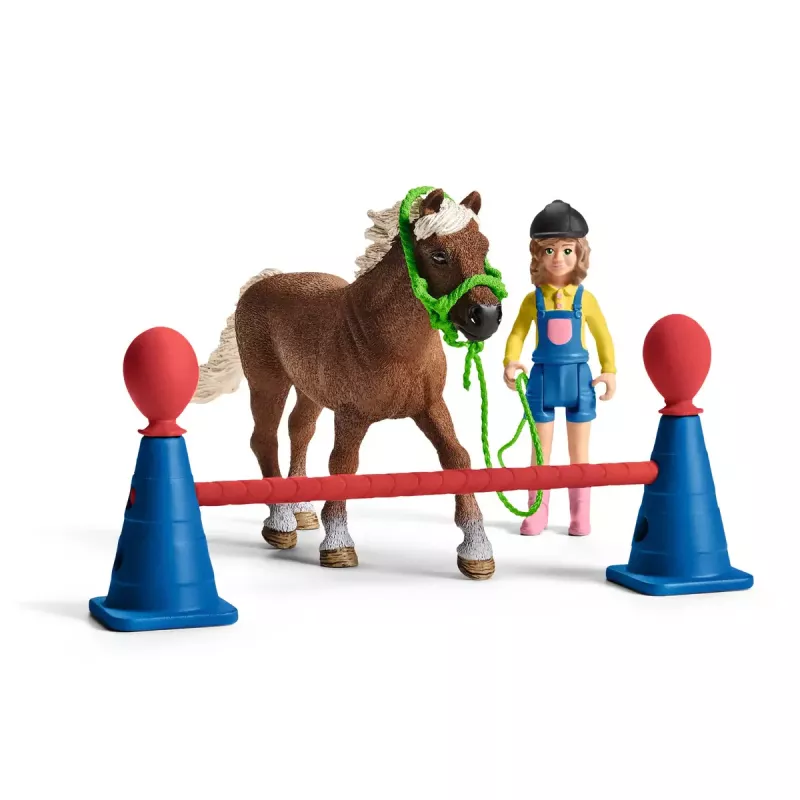 Treino de Agilidade para Pónei Schleich 42481 Multicolor Plástico 3-8 anos