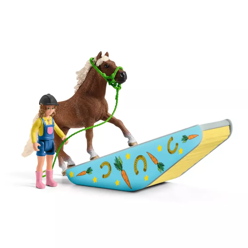 Treino de Agilidade para Pónei Schleich 42481 Multicolor Plástico 3-8 anos