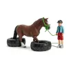 Corrida de Agilidade para Pónei Schleich FARM WORLD 42482