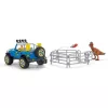 schleich Dinosaurs Veículo Todo-o-Terreno com Posto Avançado de Dinossauros, Dinossauros e Vulcão, Estação de Investigação, 4 ano(s), Multicolor, Plástico