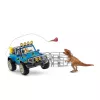 schleich Dinosaurs Veículo Todo-o-Terreno com Posto Avançado de Dinossauros, Dinossauros e Vulcão, Estação de Investigação, 4 ano(s), Multicolor, Plástico