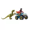 schleich Quad de Dino - Fuga do Velociraptor, Dinossauros e Vulcão, Estação de Investigação, 4 ano(s), Multicolor, Plástico