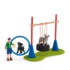 schleich Farm Life Treino de Agilidade para Cachorros, Farm World, 3 ano(s), Multicolor