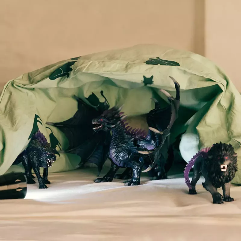 schleich ELDRADOR CREATURES Lobo das Sombras Preto Roxo 42554