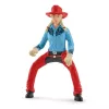schleich Cowgirl Corrida de Barril Divertida, 3 ano(s), Multicolor