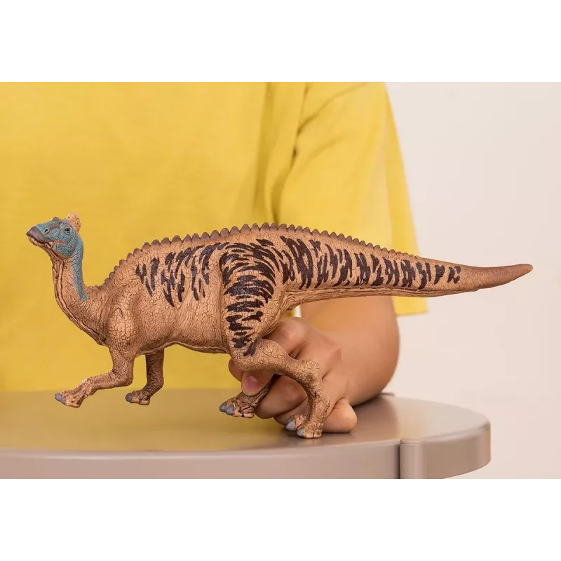 schleich Dinossauro Edmontosaurus, 4 ano(s), Conquistar a Terra, Dinossauros e Vulcão, Preto, Castanho, Verde, Plástico