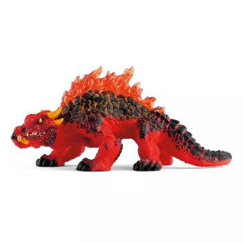 schleich ELDRADOR CREATURES Lagarto de Magma, 7 ano(s), Mundo de Lava, Monstros e Dragões, Preto, Vermelho, Plástico