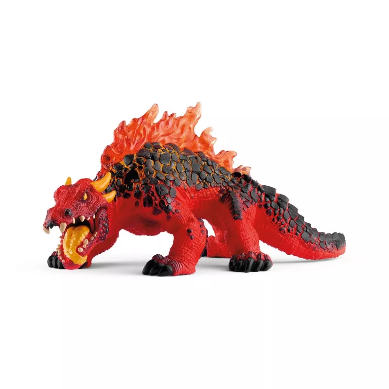 schleich ELDRADOR CREATURES Lagarto de Magma, 7 ano(s), Mundo de Lava, Monstros e Dragões, Preto, Vermelho, Plástico