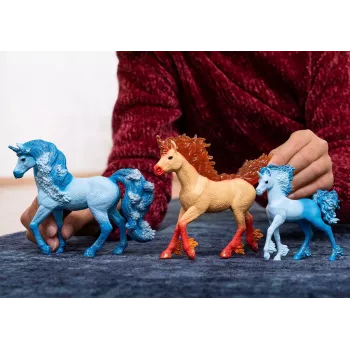 Brinquedo Schleich BAYALA Garanhão Unicórnio de Fogo Elementa Laranja 70756S