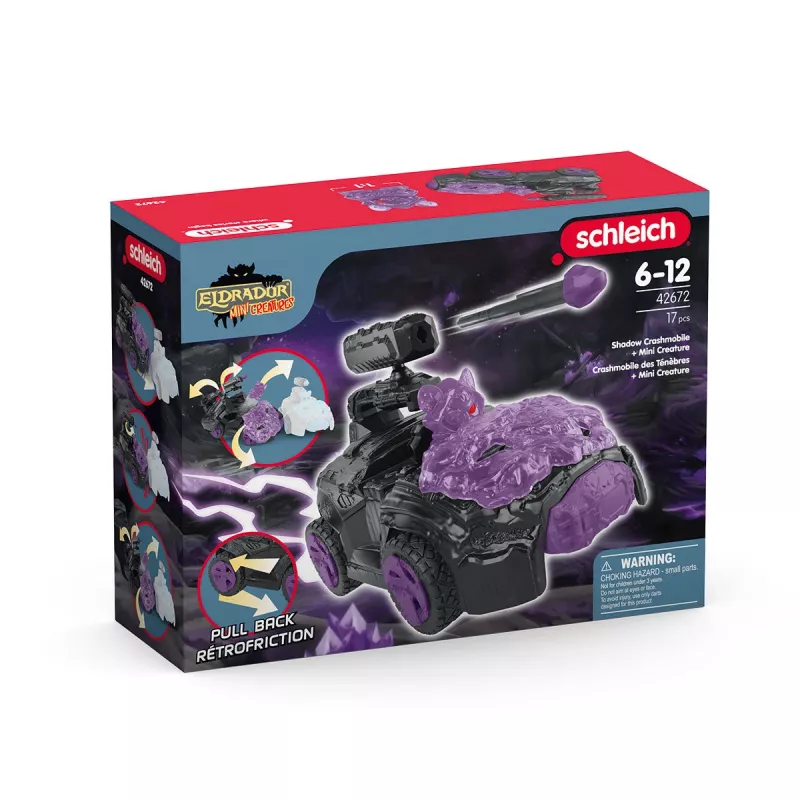 Schleich Shadow CrashMobile com Mini-Criatura Preto Roxo 42672