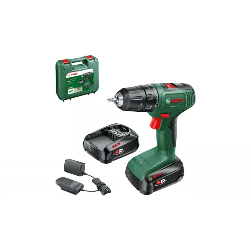 Bosch EasyDrill 18V-40 1630 rpm sem chave 1,3 kg preto, verde
