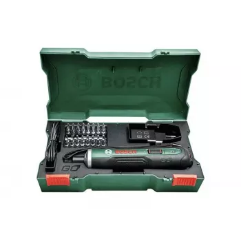 Aparafusadora elétrica Bosch PushDrive verde