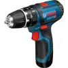 Berbequim de punho de pistola Bosch GSB 12V-15, 1300 rpm, bateria de 2 Ah