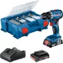 Bosch GSR 18V-45 Professional 500 rpm Sem chave 900 g Preto, Azul