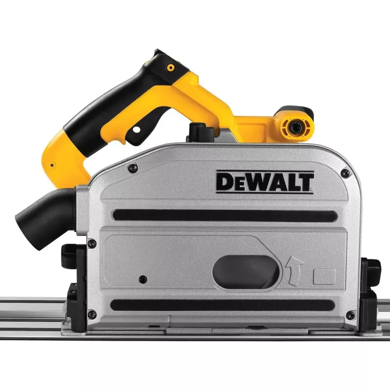DeWALT DWS520KTR-QS serra circular de mergulho, conjunto, 1300 W, 165 mm, com calha-guia, T STAK-Box VI, amarelo/preto