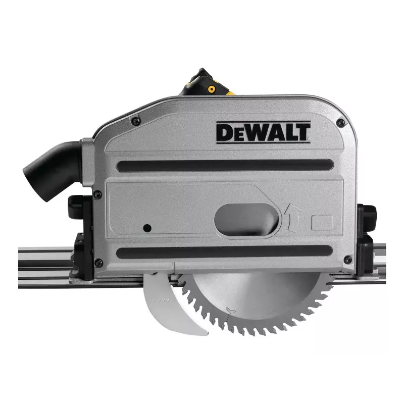 DeWALT DWS520KTR-QS serra circular de mergulho, conjunto, 1300 W, 165 mm, com calha-guia, T STAK-Box VI, amarelo/preto