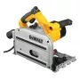 DeWALT DWS520KTR-QS serra circular de mergulho, conjunto, 1300 W, 165 mm, com calha-guia, T STAK-Box VI, amarelo/preto