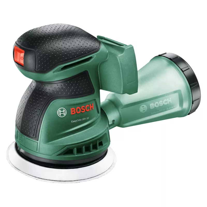 Bosch EasyOrbit 18V-10 (Baretool), Lixadora excêntrica, Preto, Verde, Plástico, Alemanha, 23000 rpm, 1 mm