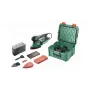 Bosch PSM 200 AES 06033B6002 lixadeira multi, 200 W, conjunto de acessórios de 29 peças, SystemBox, verde/preto