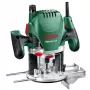 Bosch POF 1400 ACE 060326C800 fresadora de superfície, 1400 W, pinça 6/6,35/8 mm, com mala, verde/preto