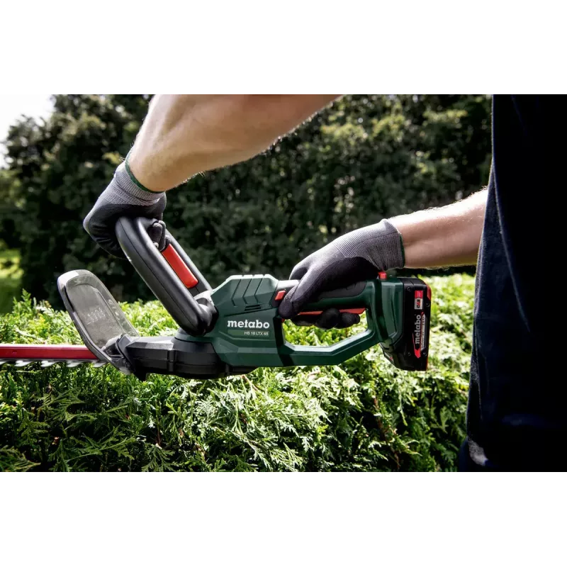 Corta-sebes a bateria Metabo HS 18 LTX 55, 18 V, sem bateria, lâmina de 55 cm