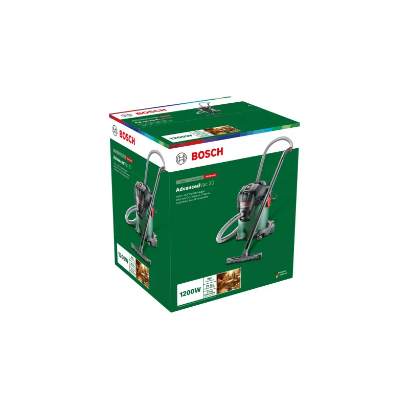 Bosch AdvancedVac 20 300 AW 20 L preto, verde
