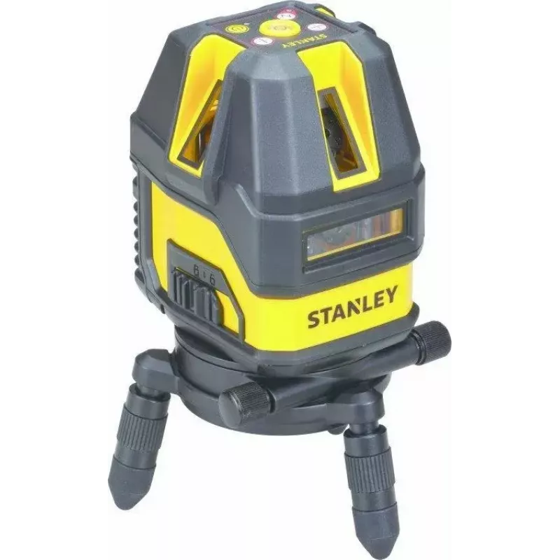 Nivelador laser STANLEY Multi-Line STHT77514-1 — laser vermelho, 4 linhas verticais e 1 horizontal