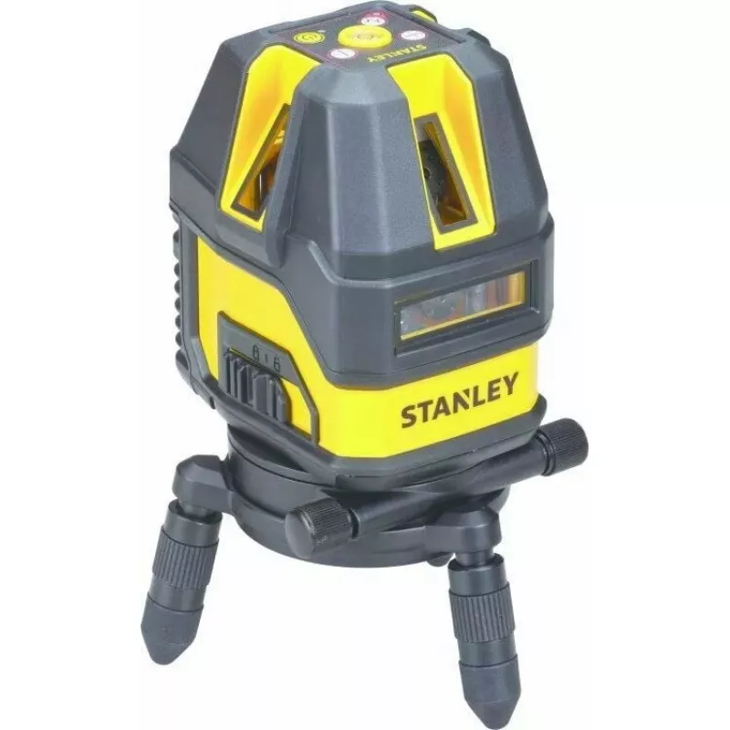Nivelador laser STANLEY Multi-Line STHT77514-1 — laser vermelho, 4 linhas verticais e 1 horizontal