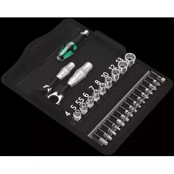 Conjunto de chaves de caixa Wera Zyklop Mini 2