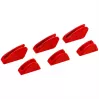 Peça sobresselente para chave de tubos Knipex 86 09 250 V01 vermelho plástico 6 unid.