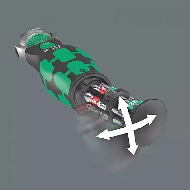 Chave de catraca Wera 05004281001 18 peças preto verde